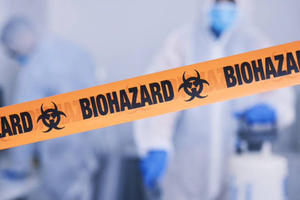 Professional Blood Cleanup technician working in Marne, MI